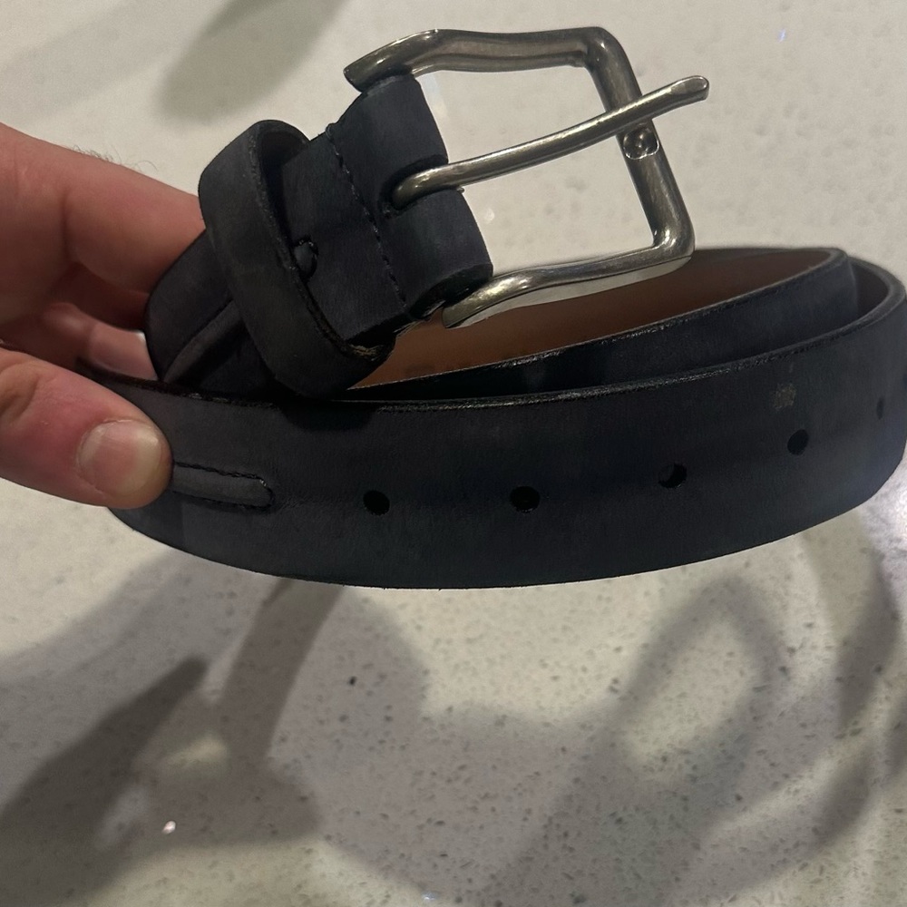 Allen Edmonds Belt, Blue, 38